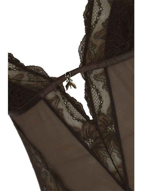 Body in pizzo Sensual Brown Patrizia Pepe | 2I0143 A602B825